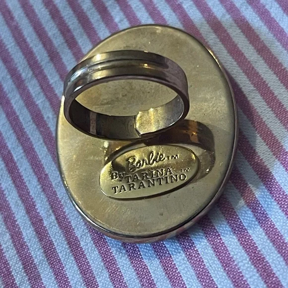 Tarina Tarantino Barbie Rainbow gold Ring - Picture 3 of 4